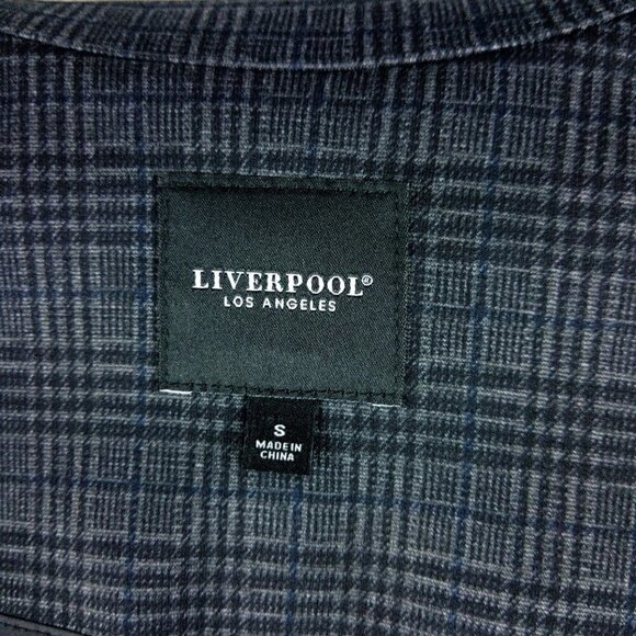 Liverpool Los Angeles Womens Size S Charcoal Plaid/Check 2pc Suit 32x32 FF - Picture 9 of 16